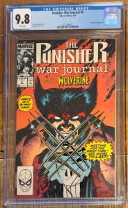 The Punisher War Journal #6 (1989) CGC 9.8!