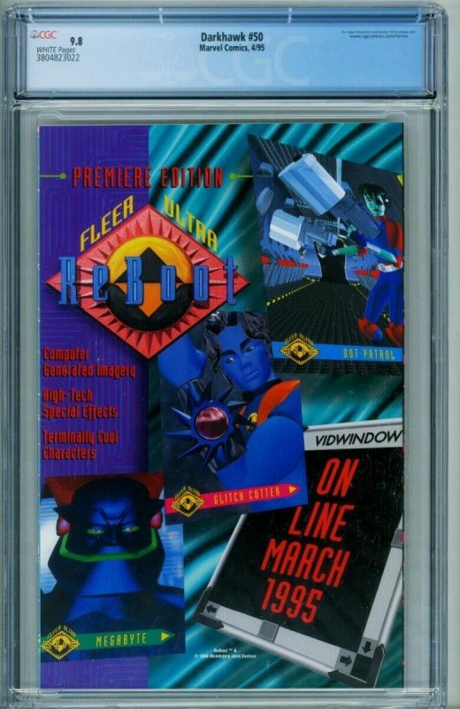 Darkhawk #50 CGC 9.8 1994-rare last  issue-Marvel 3804823022