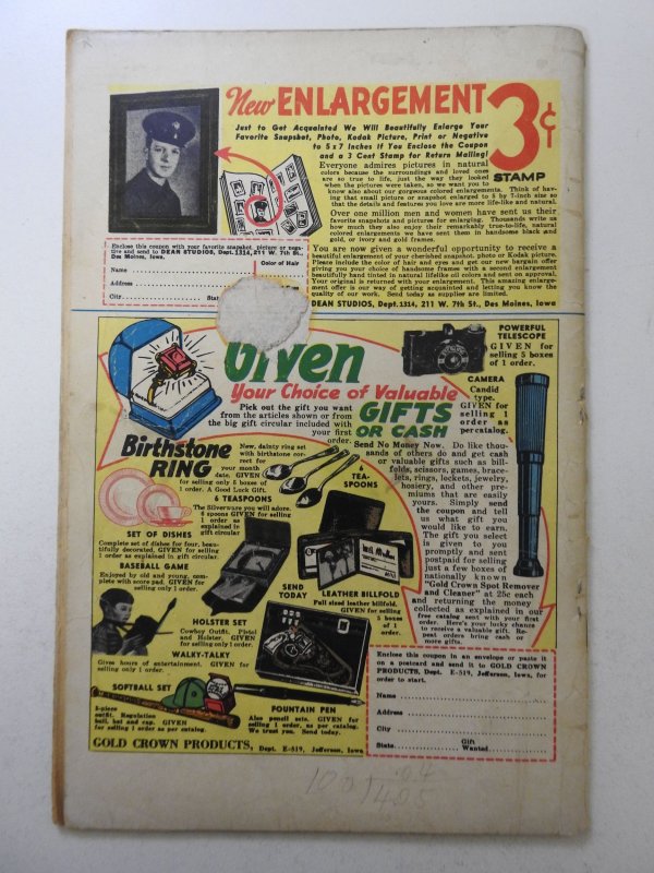 Famous Funnies #136 (1945) GVG Condition!