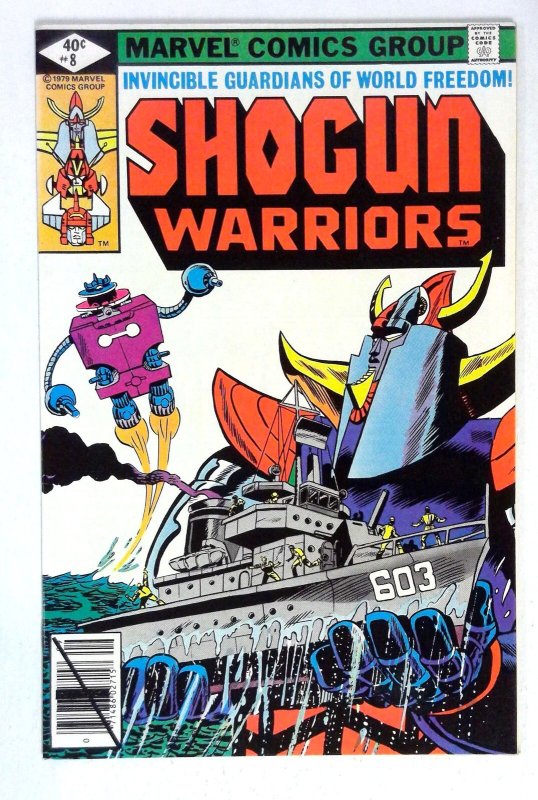 Shogun Warriors #8 Giant Robot Invincible Guardians Marvel (1979) NM-