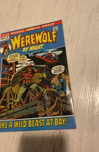 Werewolf by Night #2 (1972)Like a wild beast at bay - VF