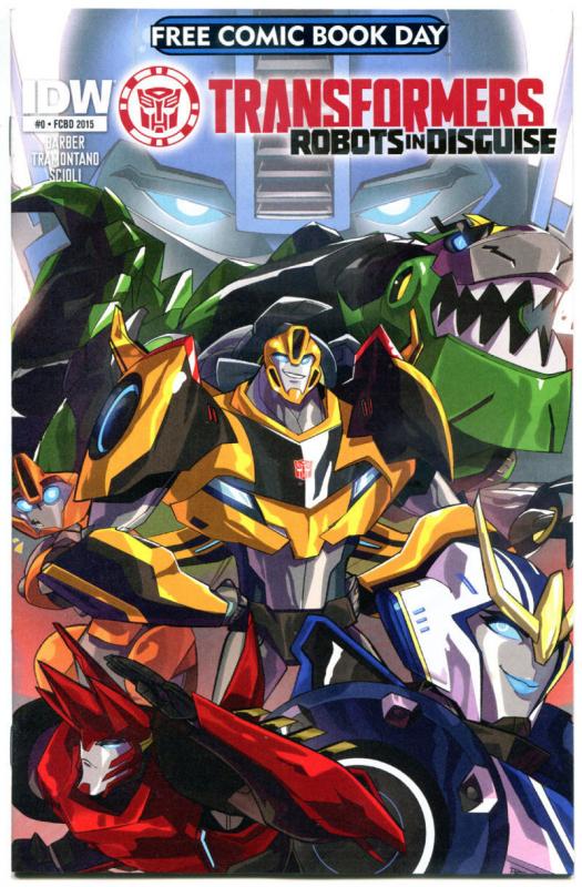 TRANSFORMERS ROBOTS in DISGUISE #0, NM, FCBD, 2015, more Promo/items in store