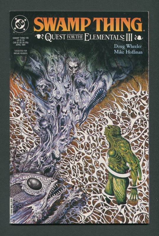 Swamp Thing #104 - #109  Quest for Elementals SET / 9.0 VFN/NM 1991