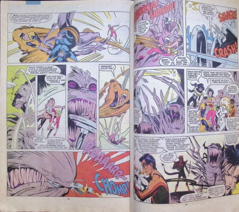 NEW MUTANTS Comic Issue 70 — Louise Simonson Terry Shoemaker — 1988 Marvel VG