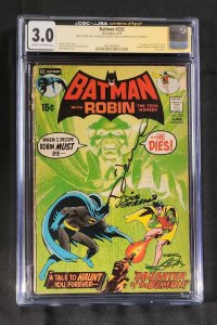 Batman #232 - Signed N. Adams, D. Giordano, D. O'Neil / KEY (CGC 3.0) 1971