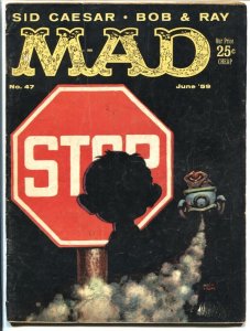 MAD #47-KELLY FREAS COVER-WOOD-ORLANDO-MARTIN-1959 VG