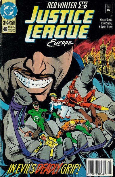 Justice League Europe #46 (Newsstand) VG ; DC | low grade comic Red Winter 2