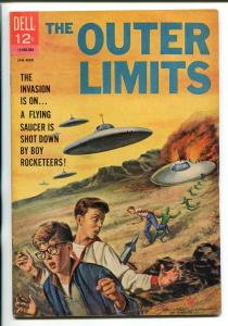 THE OUTER LIMITS #5 1965-DELL-FLYING SAUCER-TV EDITION-vg
