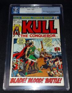 Kull The Conqueror #5 (Marvel, 1972) PGX/CGC 8.5 VF+ Off-White to White Pages