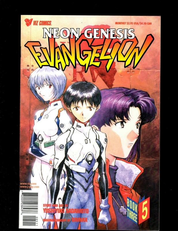 Lot of 13 Comics Evangelion Book Three 1 2 3 4 5 6 Book Four 1 2 3 4 5 6 7 CE3