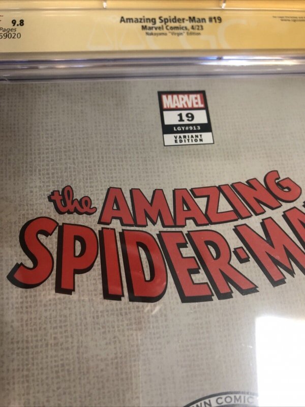 Amazing Spider-Man (2023) # 19 (CGC 9.8 SS) Signed David Nakayama * Marvel
