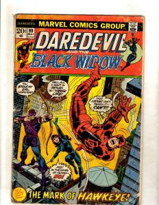 Lot Of 4 Daredevil Marvel Comic Book # 99 GD 112 FN- 113 FN 140 NM Defenders FM4