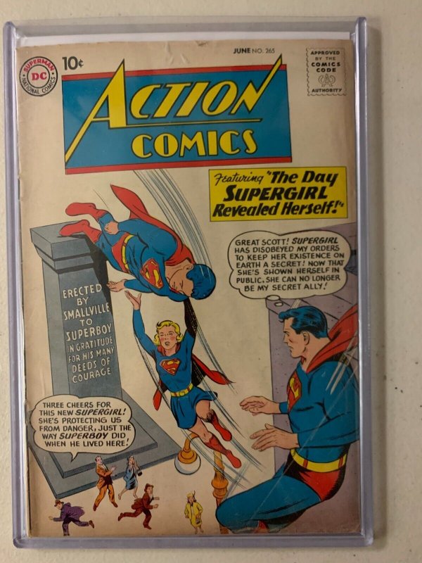 Action Comics #265 Hyper-Man; Supergirl feature 3.5 (1960)