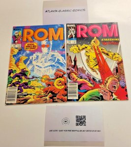 2 Marvel Comic Books ROM Spaceknight #50 51 45 SM3