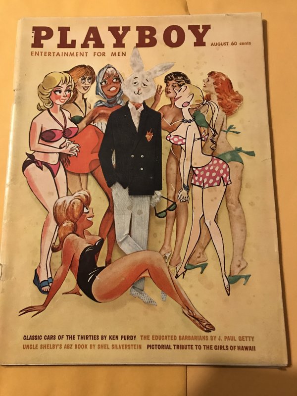 PLAYBOY Vol. 8 #8 Aug 1961 Fn+ w/CF; 1930’s cars, Hawaii girls, Tony Curtis