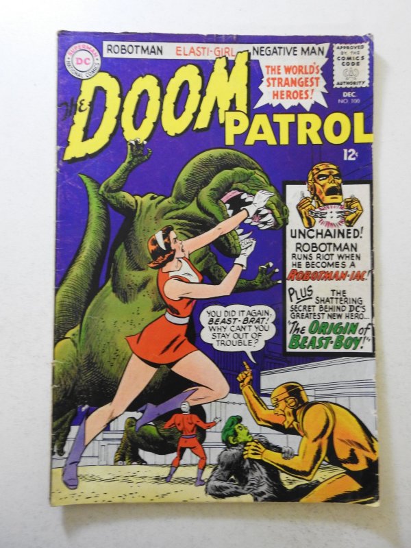 Doom Patrol #100 (1965) VG- Condition moisture stain, stamp interior fc