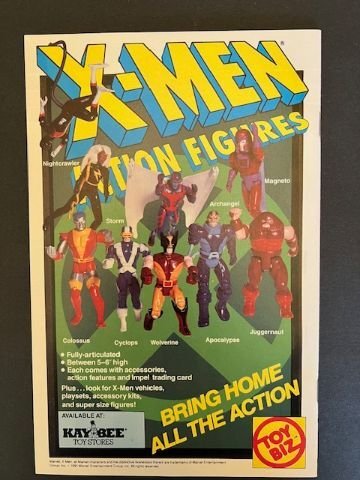 X-Men #1 Colossus and Gambit Cover (1991) - NM