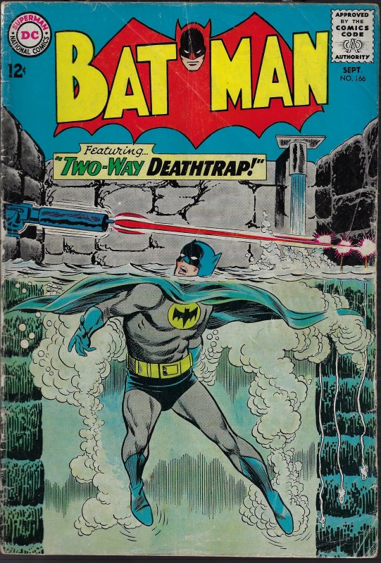 Batman #166 (DC, 1964) GD+