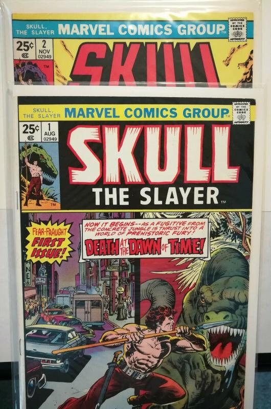 Skull The Slayer, 1975 Marvel Comics Group, #1 Aug, #2 Nov