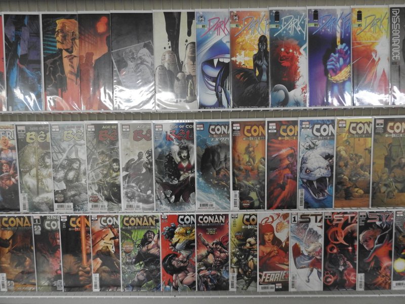Huge Lot of 160+ Comics W/ Conan, Punisher, Invaders Avg VF+ Condition!