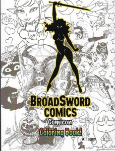 Broadsword Comics COMICON Coloring Book !!!  VERY RARE !!!   NM