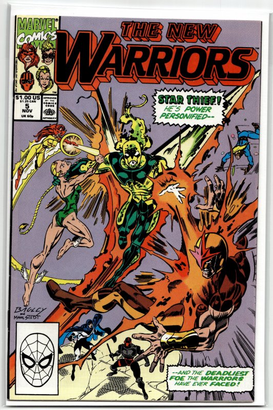 The New Warriors #5 (1990) New Warriors
