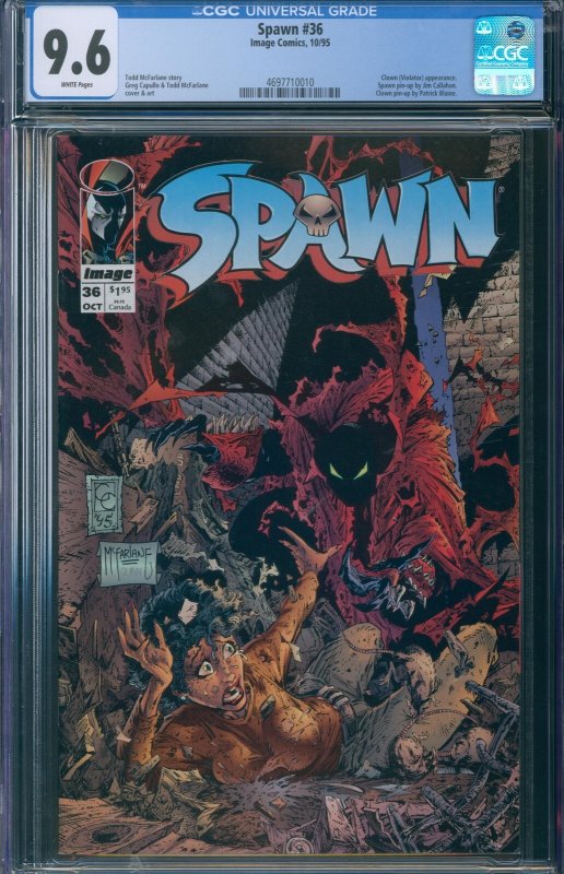 Spawn #36 CGC 9.6 - 1995