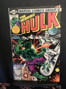 The Incredible Hulk #250 (1980) Silver Surfer cover giant-size high-grade NM-