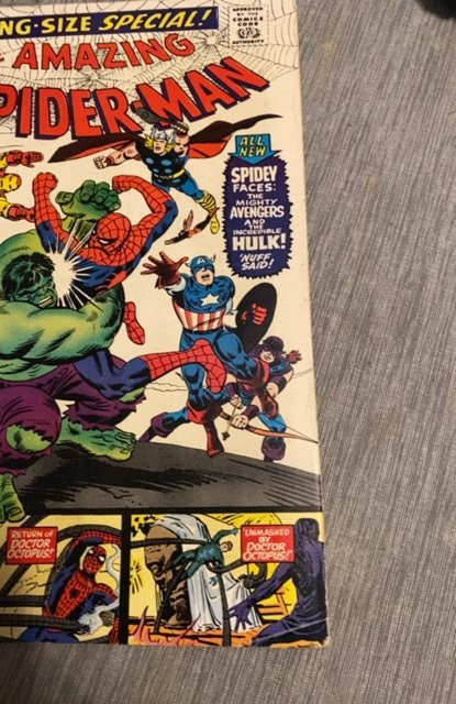 The Amazing Spider-Man 3 King Size Special Incredible Hulk, Avengers Doc Octopus