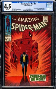 Amazing Spider-Man #50 (1967) CGC Graded 4.5 - 1st App Kingpin!