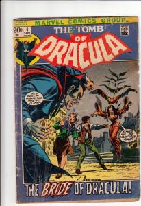 Tomb of Dracula #4 (Sep-72) GD Affordable-Grade Dracula