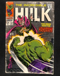Incredible Hulk (1962) #107 Mandarin!