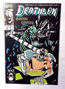 Deathlok #4 (1991) Marvel Comics 1st Print Comic Book