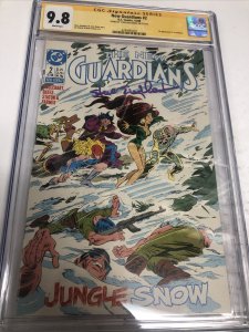 New Guardians  (1988) #2 (CGC 9.8 SS) Signed Steve Englehart Cary Bates Story