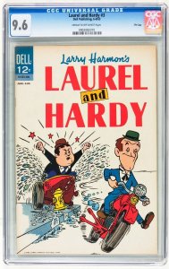 Laurel and Hardy #3 (1963) CGC 9.6 NM+