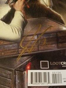 Star Wars #1 Loot Crate Variant SIGNED Jason Aaron ~ NEAR MINT NM (2016, Marvel)