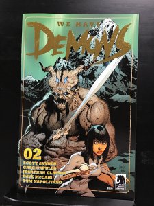We Have Demons #2 foil logo