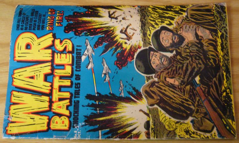 War Battles #8 GD/VG october 1952 - golden age family comics - lee elias cover