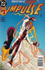 Impulse #1 (Newsstand) VF/NM ; DC | Mark Waid Humberto Ramos