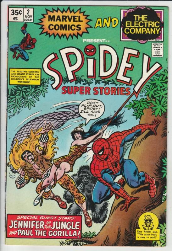 Spidey Super Stories #2 (Nov-74) NM- High-Grade Spider-Man