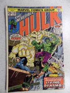 INCREDIBLE HULK # 183 MARVEL BRONZE ACTION TRIMPE VG/FN