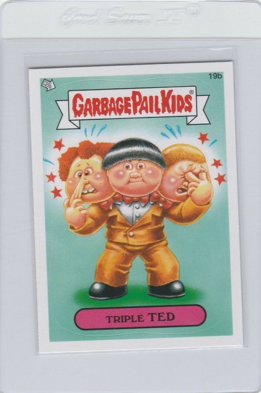 Garbage Pail Kids Triple Ted 19b GPK 2012 Brand New Series 1 trading card sticke