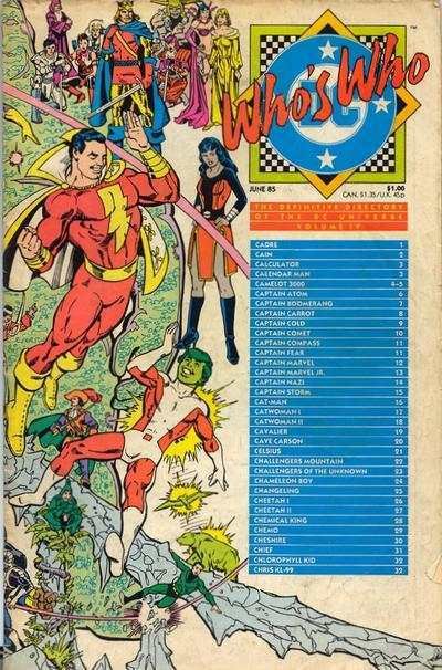 Who's Who: The Definitive Directory of the DC Universe #4, VF+ (Stock ph...