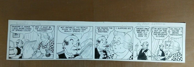 MICKEY FINN by Lank Leonard. Original Comic Strip Art