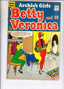 Archie's Girls Betty and Veronica #111 (Mar-65) FN+ Mid-High-Grade Archie, Be...