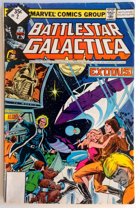 Battlestar Galactica #2 (FN, 1979) WHITMAN VARIANT