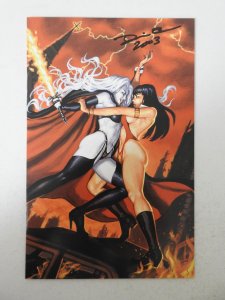 Vampirella vs. Lady Death: The Revenge Ashcan Edition NM Cond! Signed W/ COA!