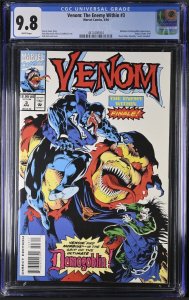 Venom: The Enemy Within #3 CGC 9.8 1994 WHITE Pages Morbius & Demogoblin