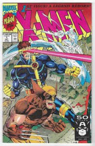 X-Men #1 Wolverine and Cyclops Cover (1991)