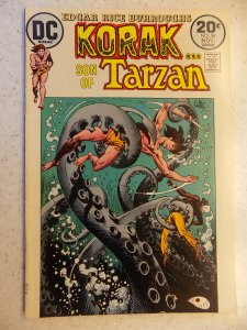 KORAK SON OF TARZAN # 54 DC JUNGLE ACTION ADVENTURE KUBERT BURROUGHS